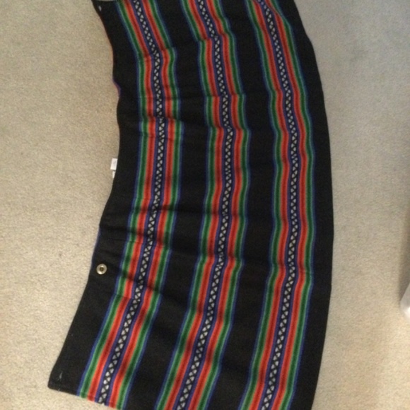 Knockabouts by Pendleton women's wrap Weaving peasant skirt wool, made in USA - Picture 8 of 9